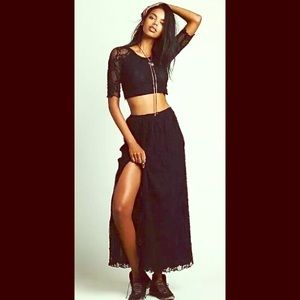 Free People Lace Carmen Set